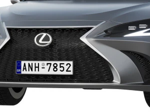 Lexus ES F-sport 2022 3D Model