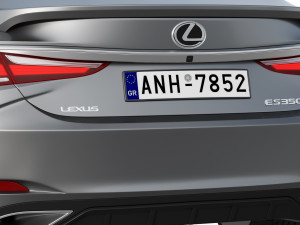 Lexus ES F-sport 2022 3D Model