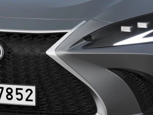 Lexus ES F-sport 2022 3D Model