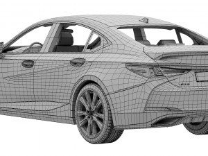Lexus ES F-sport 2022 3D Model