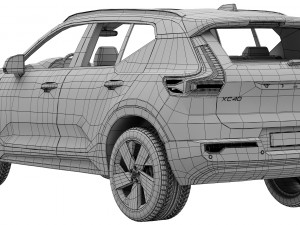 VOLVO XC40 Recharge 2023 3D Model