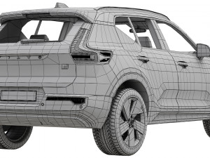 VOLVO XC40 Recharge 2023 3D Model