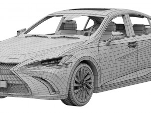 Lexus ES 2022 3D Model