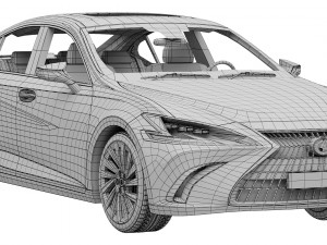 Lexus ES 2022 3D Model