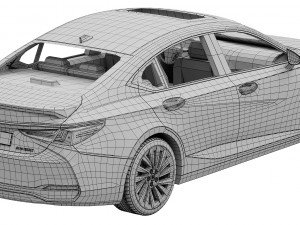 Lexus ES 2022 3D Model