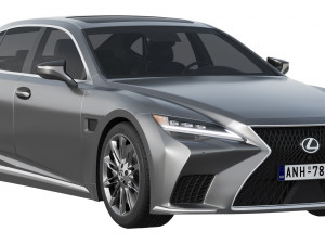 Lexus LS500h Hybrid 2022 Modelo 3D