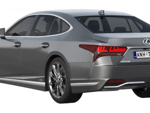 Lexus LS500h Hybrid 2022 3D Model