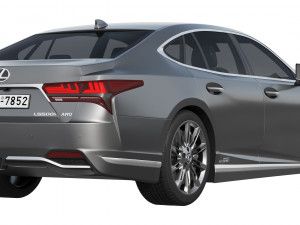 Lexus LS500h Hybrid 2022 Modelo 3D