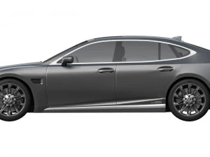 Lexus LS500h Hybrid 2022 3D Model