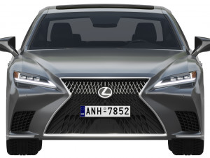 Lexus LS500h Hybrid 2022 Modelo 3D