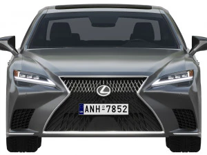 Lexus LS500h Hybrid 2022 3D Model