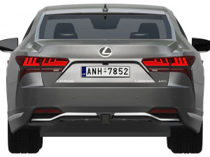 Lexus LS500h Hybrid 2022 3D Model