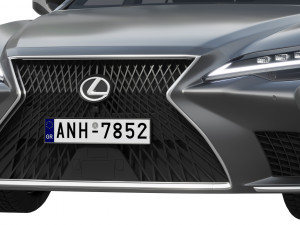 Lexus LS500h Hybrid 2022 Modelo 3D