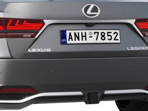 Lexus LS500h Hybrid 2022 3D Model