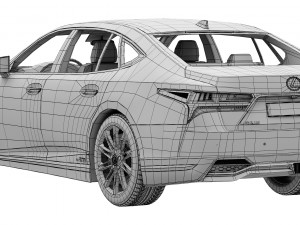 Lexus LS500h Hybrid 2022 Modelo 3D