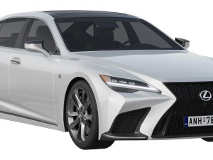 LEXUS LS F-Sport 2022 Modello 3D