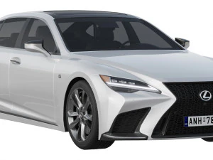 LEXUS LS F-Sport 2022 3D Model