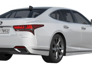 LEXUS LS F-Sport 2022 Modello 3D
