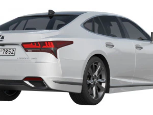 LEXUS LS F-Sport 2022 3D Model