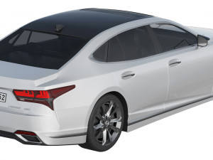 LEXUS LS F-Sport 2022 Modello 3D