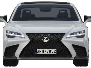 LEXUS LS F-Sport 2022 3D Model