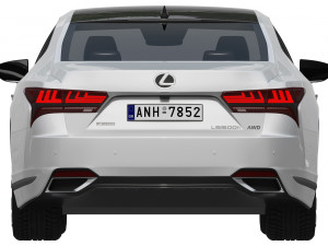 LEXUS LS F-Sport 2022 Modello 3D