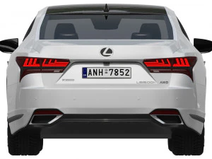 LEXUS LS F-Sport 2022 3D Model