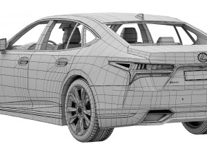 LEXUS LS F-Sport 2022 Modello 3D
