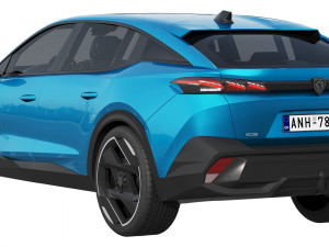 Peugeot 408 2022 3D Модель