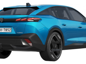Peugeot 408 2022 3D Модель
