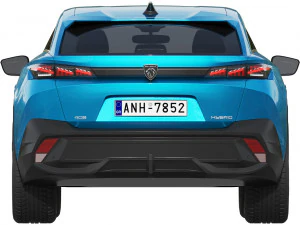 Peugeot 408 2022 3D Model