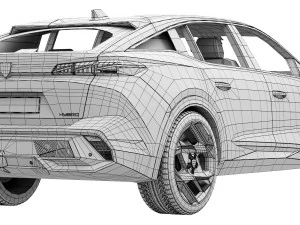 Peugeot 408 2022 3D Model