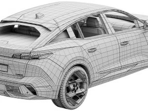 Peugeot 408 2022 3D Model