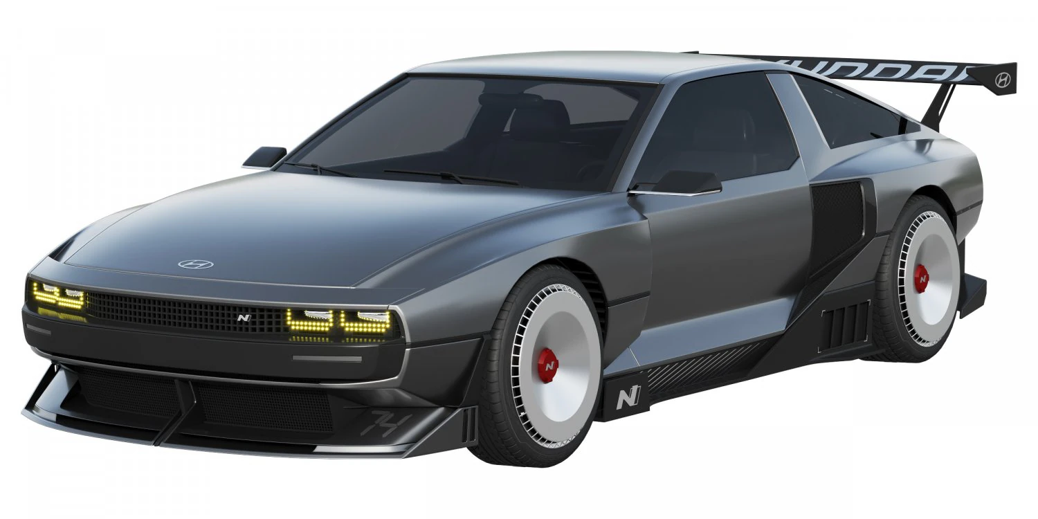Hyundai N Vision 74 3D Model .c4d .max .obj .3ds .fbx .stl .blend