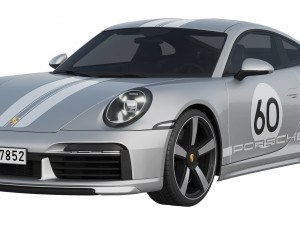 Porsche 911 Sport Classic 2023 3D Model