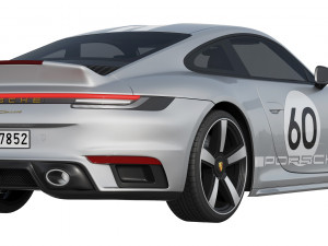 Porsche 911 Sport Classic 2023 3D Модель