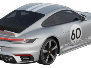 Porsche 911 Sport Classic 2023 3D Model