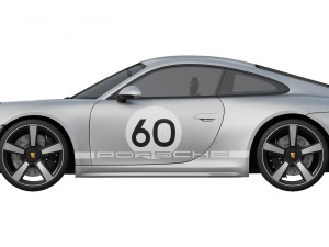 Porsche 911 Sport Classic 2023 3D Модель