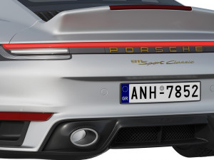 Porsche 911 Sport Classic 2023 3D Модель