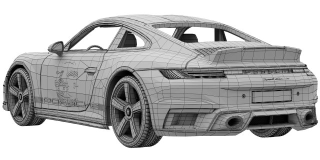 Porsche 911 Sport Classic 2023 3D Модель in Спортивные 3DExport