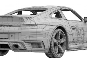 Porsche 911 Sport Classic 2023 3D Модель
