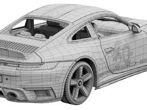 Porsche 911 Sport Classic 2023 3D Модель