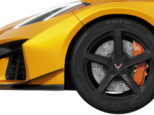 Chevrolet Corvette Z06 2023 Model 3D