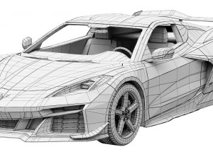 Chevrolet Corvette Z06 2023 3D Model