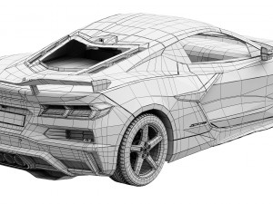 Chevrolet Corvette Z06 2023 Model 3D