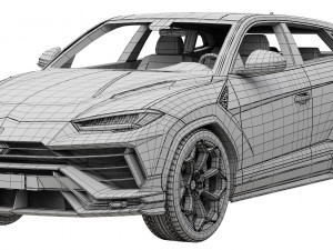Urus Performante 2023 3D-Modell