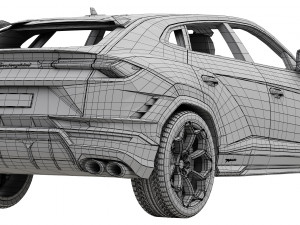 Urus Performante 2023 3D-Modell