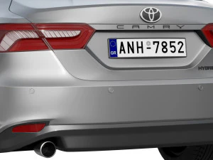 Toyota Camry LE Hybrid 2023 3D Model