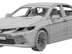 Toyota Camry LE Hybrid 2023 3D Model