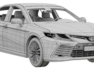 Toyota Camry LE Hybrid 2023 3D Model